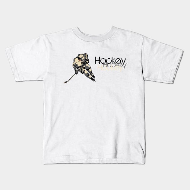 Hockey Kids T-Shirt by sibosssr